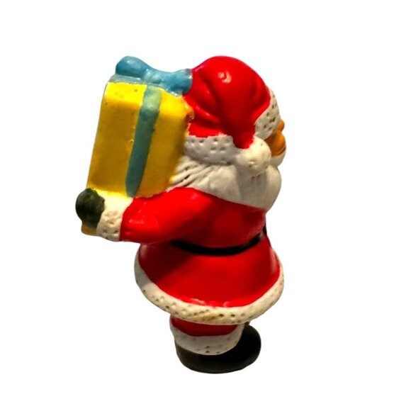Vintage Holiday Santa Claus Figurine Painted Porcelain 1992 V.M.I. - Picture 2 of 9